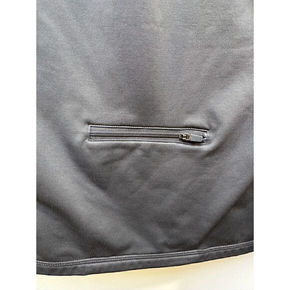 Athleta women’s long sleeve gray pullover athletic jacket reflective L #25-0674 - Picture 6 of 8